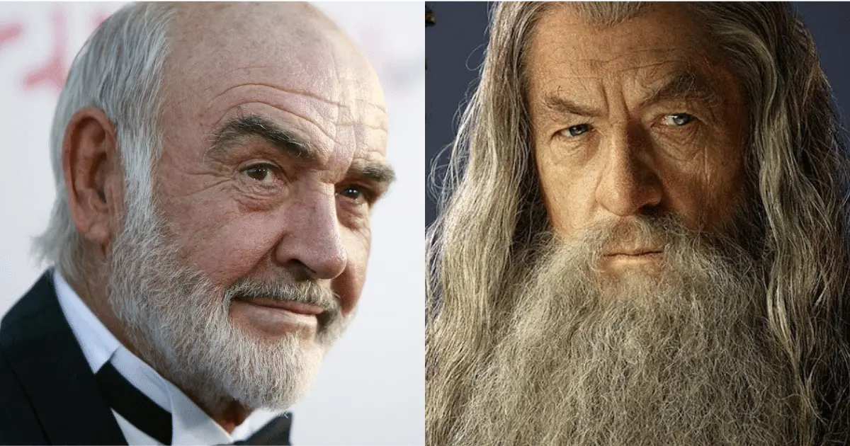 Sean Connery et Ian McKellen pour le rôle de Gandalf