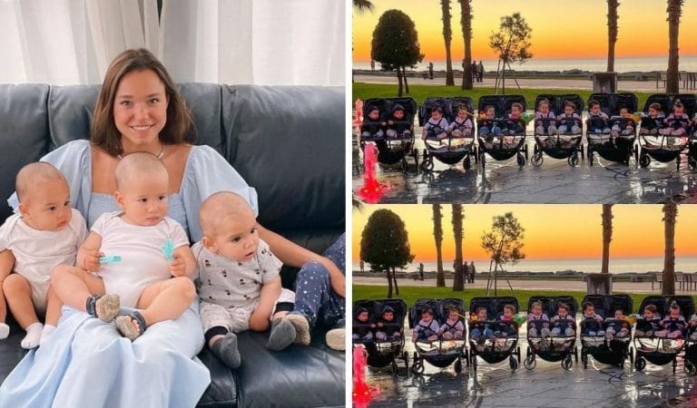 PHOTOS – Avec 21 bébés, cette jeune maman de 24 ans mène une vie hors norme