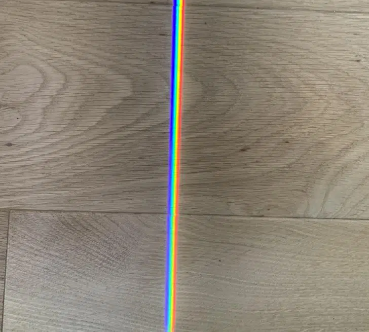 Un spectre lumineux - illusion d'optique