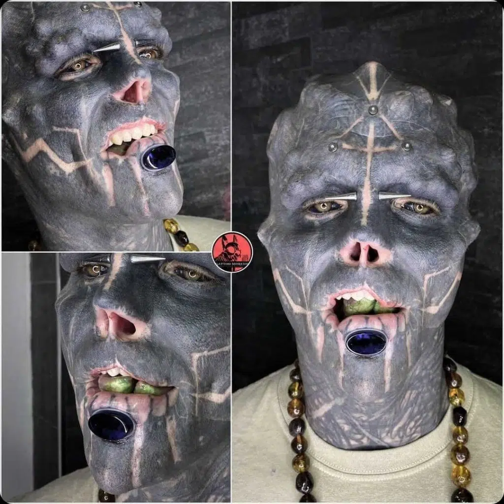 Black Alien - piercing