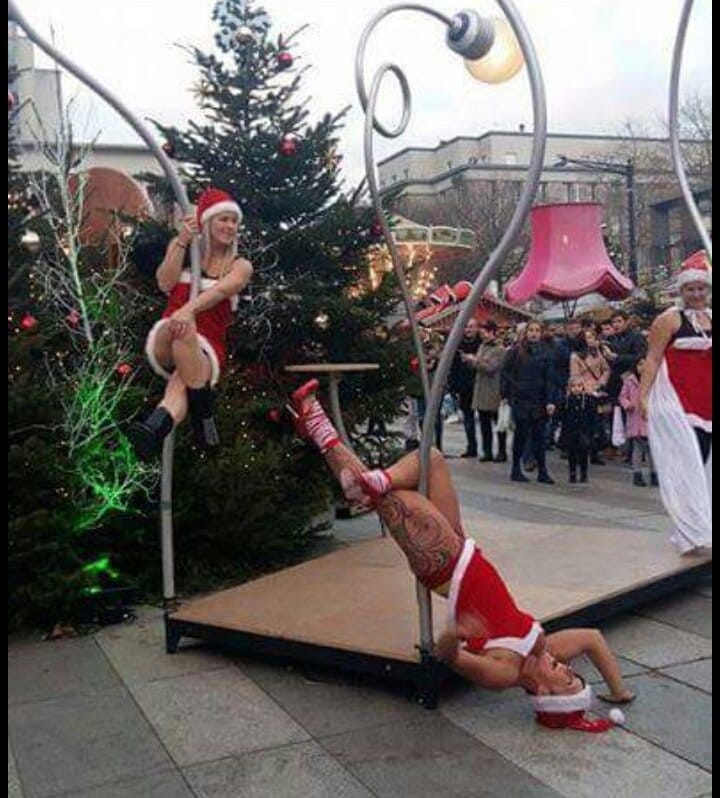 Marché de Noël - Pole dance