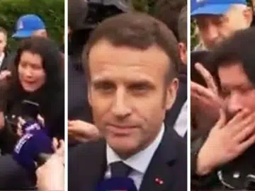 Emmanuel Macron - soignante - non vacciné