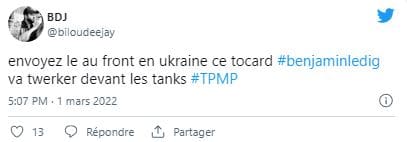 Le TikToker se fait étriller sur Twitter