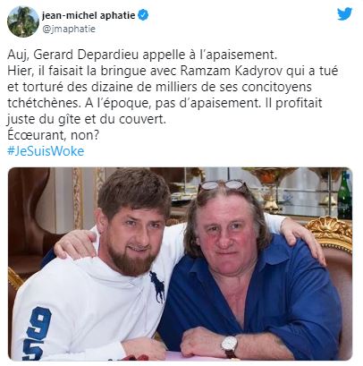 Ramzan Kadyrov et Gérard Depardieu