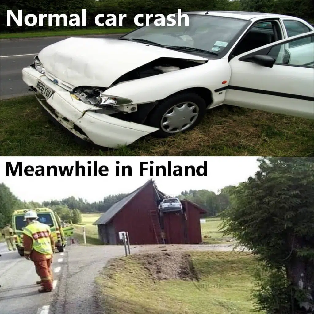Accident en Finlande