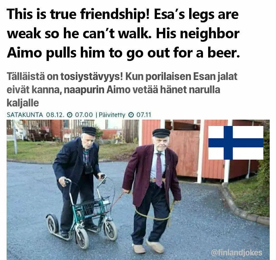 L'amitié chez les Finlandais