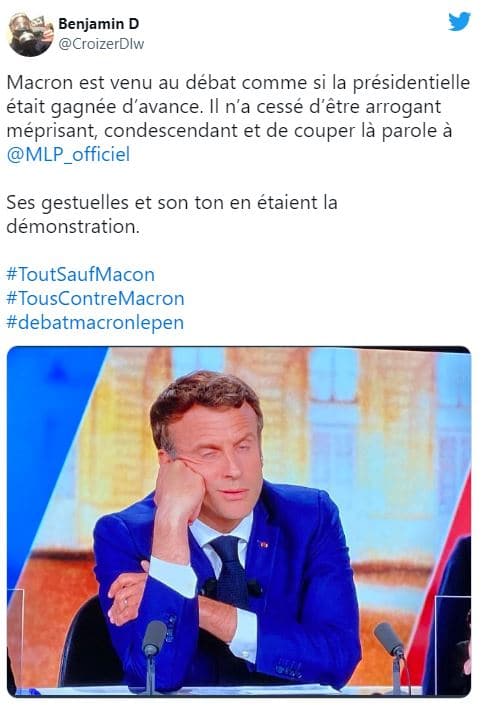 Tout sauf Macron