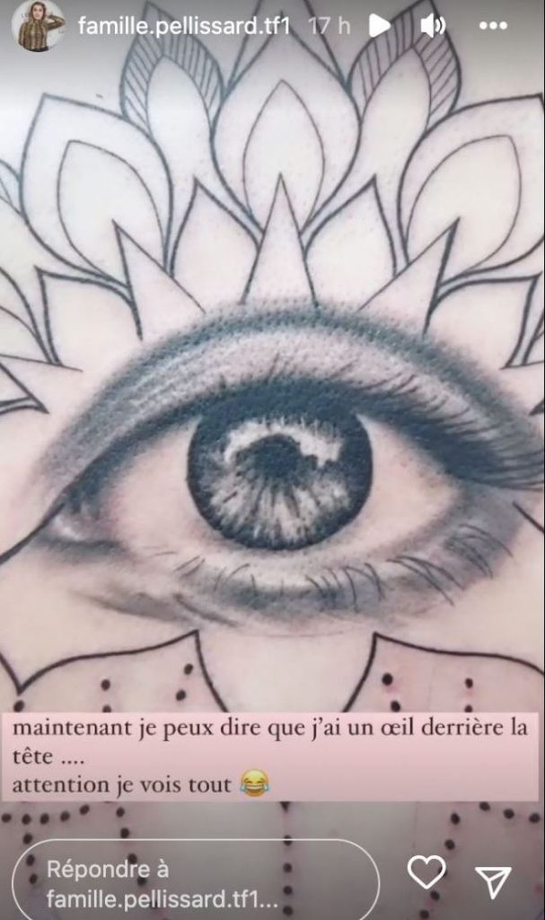 L'impressionnant tatouage d'Amandine Pellissard