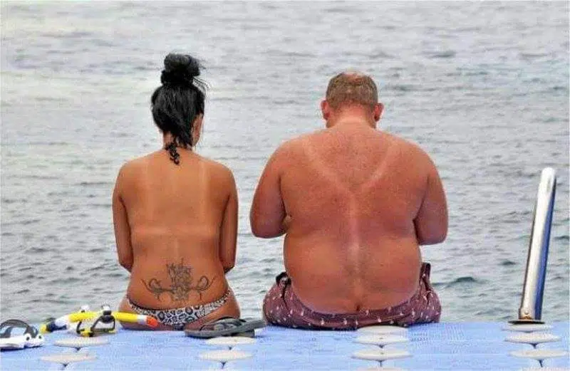 Couple à la plage