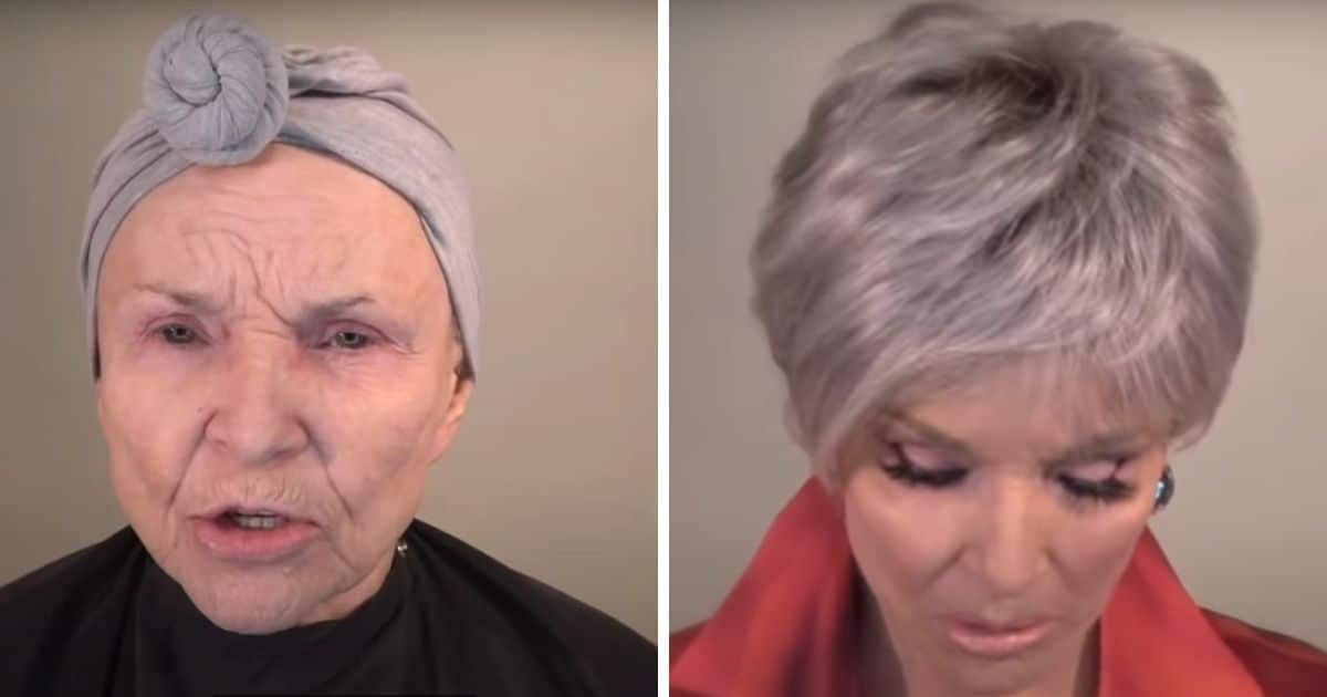 femme de 80 ans - maquillage