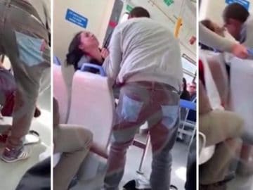 Terreur dans un train : Un homme obligé d’exorciser une femme possédée qui hurle et convulse