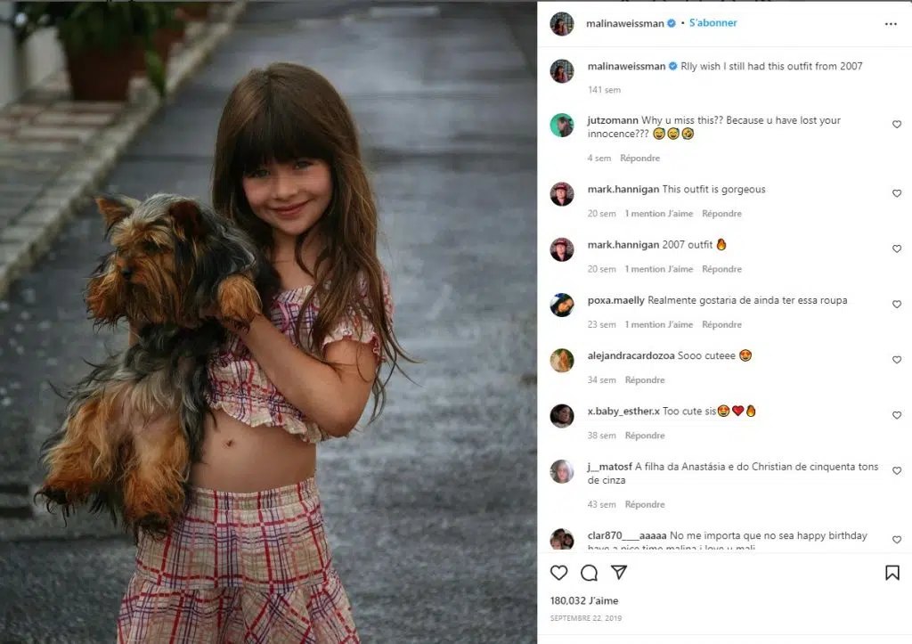 Malina Weissman enfant