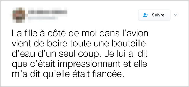 Réponse directe d'une femme