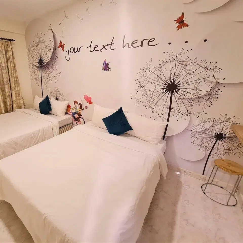 Travail de décoration mal exécuté