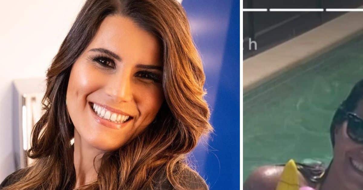 Bikini, bronzage parfait, bouée licorne … : Karine Ferri sort le grand jeu en vacances