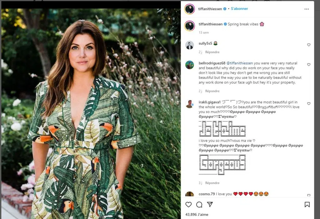 Actrice Tiffani Thiessen