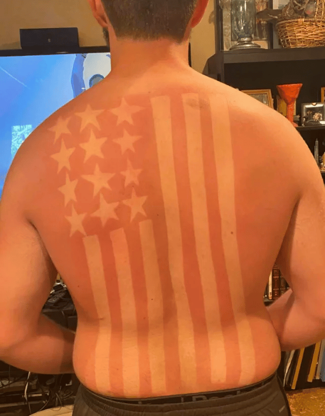 Motif drapeau américain