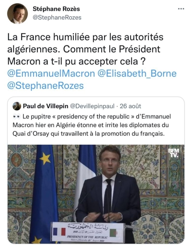 Macron humilié en Algérie ?