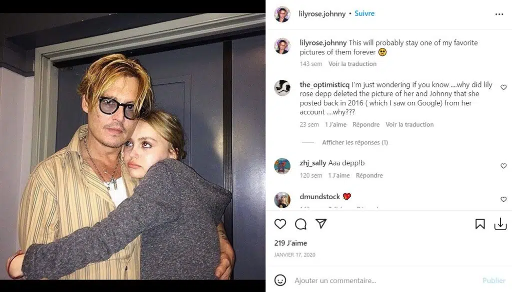 Johnny Depp et sa fille