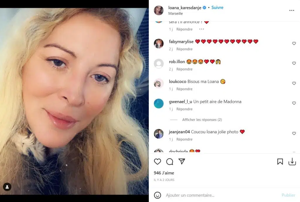 Loana vivement critiquée sur Instagram