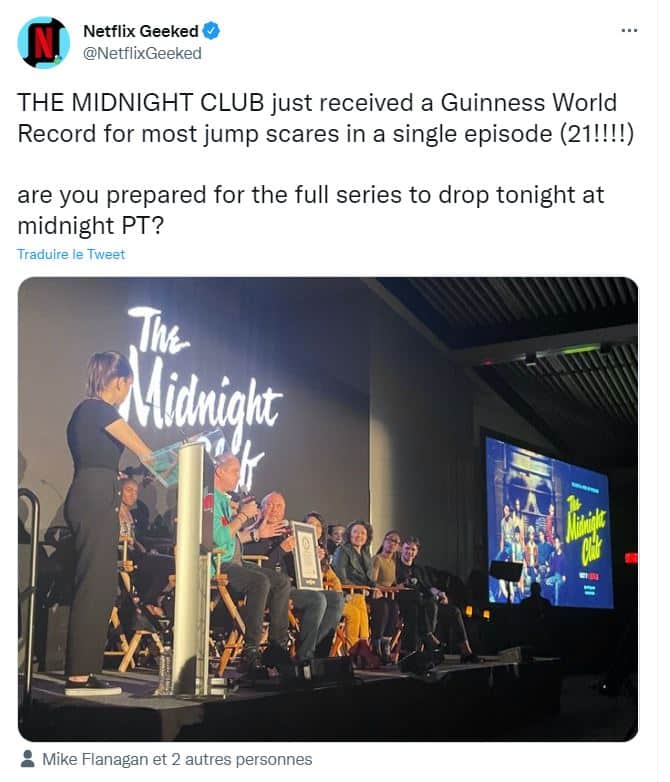The Midnight Club bat officiellement le record du monde de jumpscares