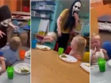 Elles terrifient des enfants dans une crèche avec un masque de « Scream », les parents portent plainte