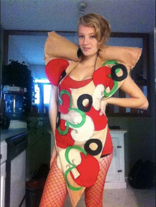 Costume de pizza pour Halloween