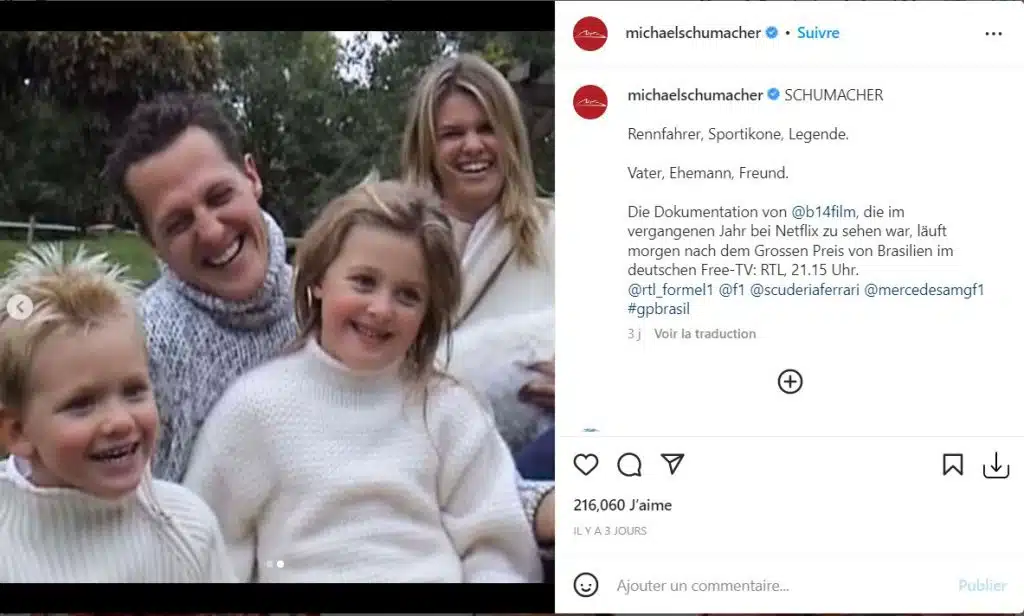 Michael Schumacher famille