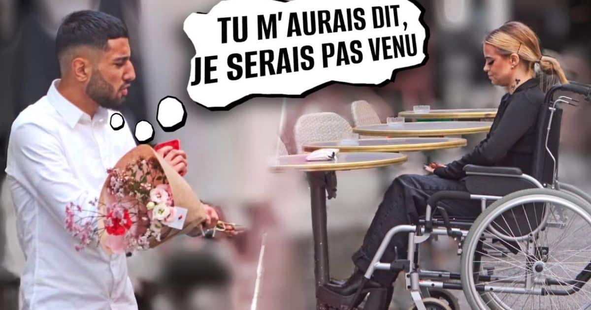 Expérience sociale : en fauteuil roulant, elle dévoile les pires réactions de ses crushs au premier rendez-vous