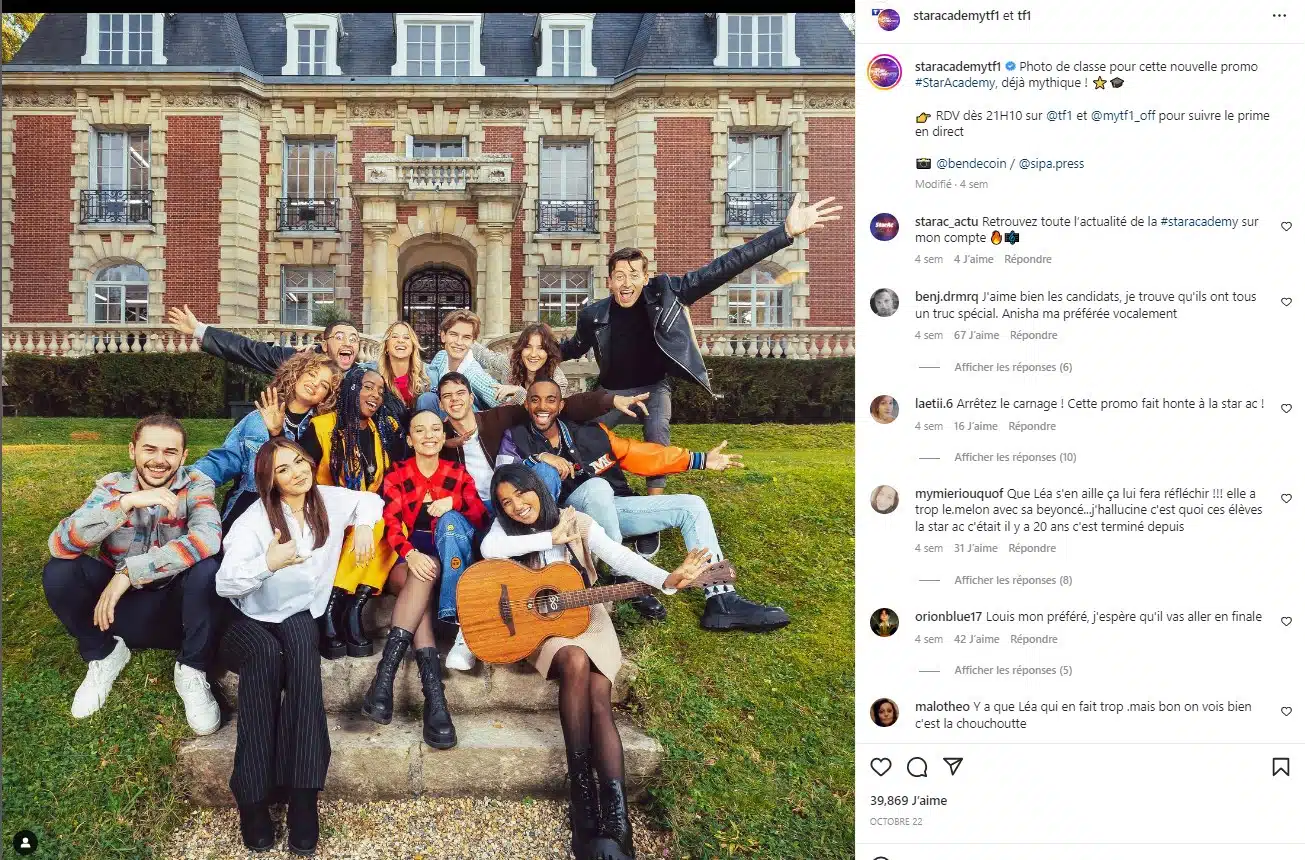 Candidats Star Academy saison 10