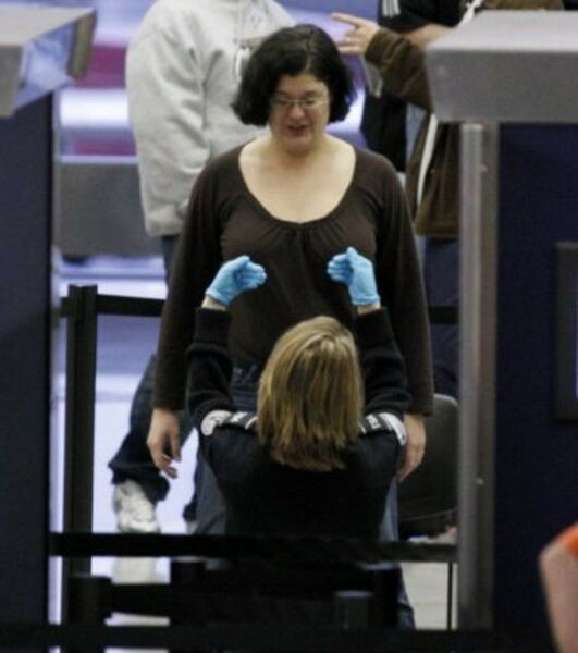 Une femme désemparée - aéroport