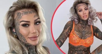 Becky Holt, la femme la plus tatouée de Grande-Bretagne, dévoile à quoi