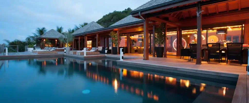 La villa de Laeticia et Johnny Hallyday